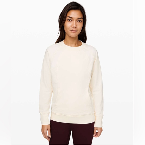 lululemon athletica Tops - Lululemon Scuba Crew Angel Wing Size 6